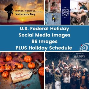 Produce image - U.S. Federal Holidays Graphics by Digital Marketing Partner