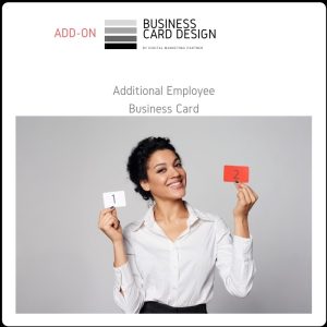 WooCommerce Product Image - Business card design employee add-on