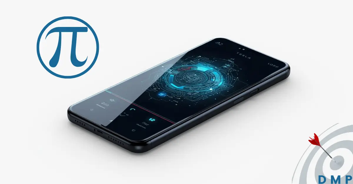 Concept art of rumored Tesla smartphone with AI features
