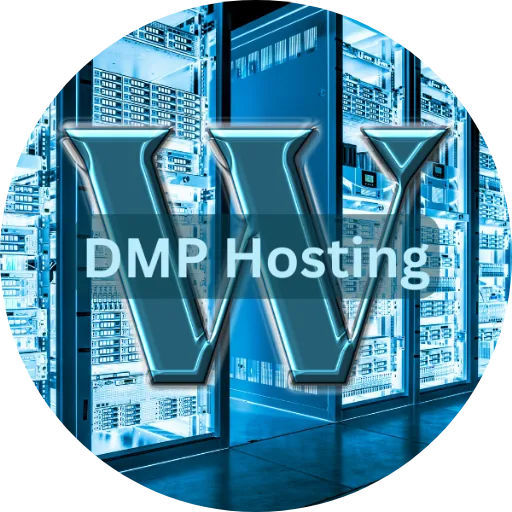 Logo for DMP Hosting, a Digital Marketing Partner service