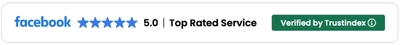 TrustIndex Facebook reviews badge
