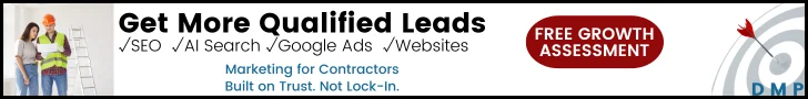 Ad creative promoting contractor lead generation service