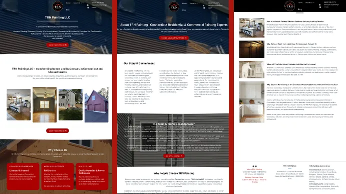 Website portfolio image for TRN Painting